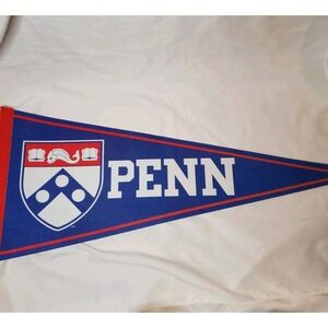 Penn Quakers University Pennant NCAA Officially Licensed Size 30x12in Brand New!